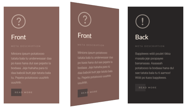 Flipcard Element