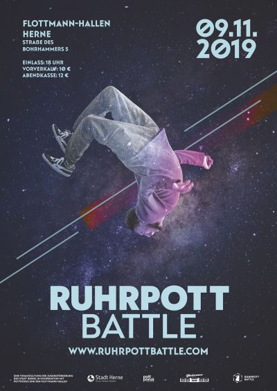 Plakat vom Ruhrpottbattle 2019